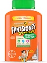 Flintstones Gummies Kids Vitamins with Immunity Support*, Kids and Toddler Multivitamin with Vitamin C, Vitamin D, B12, çinko & daha, Orange 150ct
