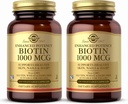 Solgar Biotin 1000 mcg, 250 Sebze Kapsülleri ( 2) - Sağlıklı Cilt, Nails & Saç - Enerji Metabolism - Gelişmiş Potency - Non-GMO, Vegan, Gluten Free, Dairy Free, Kosher - 500 Hizmetler