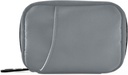 Naanle 7 Günlük Pill Case Travel Pill Organizer Bag with Surface Portable Weekly Case Compact Boyut for Vitamin Supplementrec, Solid Color Grey