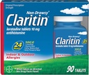 Claritin Εσωτερική & Εξωτερική Αλλεργία Ανακούφιση, 90-Tablets