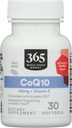 365 από Whole Foods Market, CoQ10 100 MG Plus Vitamin E, 30 Count