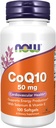 NOW Συμπληρώματα, CoQ10 50 mg, φαρμακευτικός βαθμός, All-Trans μορφή που παράγεται με ζύμωση, 100 Softgels