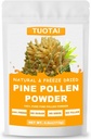 Premium Pine Pollen Toz, 100% Doğal Toz, No GMO, Nomixs, Vegan