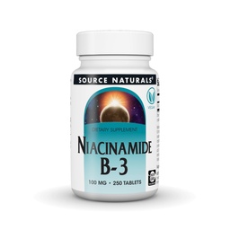 Source Naturals Νιακιναμίδη Β-3, 100 mg Συμπλήρωμα Διατροφής - 250 δισκία