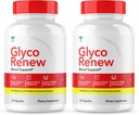 (2 Pack) Glyco Renew Blood Support Supplement - Glyco Renew Pills Original Formula Glycogen Clean Advanced Extra Strength, Glycol Renewed Renewed Natural Ingredients (120 Κάψουλες)
