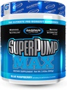 Gaspari Διατροφή SuperPump MAX, Το Ultimate Preworkout σκόνη, Παρατεταμένη Energy Preworkout, Nitric Oxide Booster, μυϊκή ανάπτυξη, ανάκτηση & Replenishes Ηλεκτρολύτες (40 Serving, Blue Raspberry Ice)