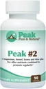 Peak #2 Natural Bowel Movement Supplement - Digestive Support and Motness Supplement with Magnezyum, Fennel, Senna, aloe ve daha fazlası - Düzenliliği ve travmatik Eliminasyon (90 Capsules)