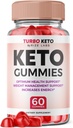 rize labs - Turbo Keto ACV Gummies για Σύνθετη απώλεια βάρους με μηλίτη μηλίτη ξύσμα, συμπλήρωμα βοηθά στη μείωση του λίπους κοιλιάς, για επιπλέον δύναμη (60 Gummies)