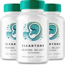 Ringing Ears Capsules için Cleartone Tinnitus Relief, Cleartone Ear Pills Supplement, Clear Tone Tinnitus Tedavisi, Calming Ear Ringing Relief - maximum Strength, Cleartone Yorumlar (3 Pack)