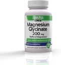 Magnesium Glycinate 200 mg per Serving, Muscle, and Cardiovascular Health, Buffered Magnesium, Health and Nutrient Metabolism, High Bioavailability, 60 Servings