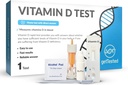 GetTested Βιταμίνη D Test Kit στο σπίτι - Αυτοτελέχη για την ανεπάρκεια βιταμίνης D - Γρήγορη, Ακριβή αποτελέσματα - Εύκολο στη χρήση - Δεν απαιτείται εργαστήριο - Περιλαμβάνει Lancet Buffer Cassette - Δάχτυλο Prick εξέταση αίματος