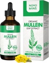 Mullein Leaf Tincture - Lung Cleanse - Vegan Lung Detox - Αναπνευστική υγεία και ανοσοποιητική υποστήριξη σταγόνες - φυσικό συμπλήρωμα υγρό εκχύλισμα 4 fl.oz. Χλωροφύλλη