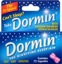 Dormin Nighttime Sleep-Aid - 72 Capsules, 6 Paket