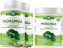 Moringa Κάψουλες 120ct. 500mg Καπάκια. (πακέτο των 2) και Moringa σκόνη 8 oz.