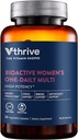 Vthrive Once Daily bioactive Multivitamin for Women Advanced Formula to Support Health Aging, Stress Management, and General Vitality with Essential Nutrients (30 Vegetarian Capsules)