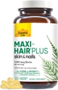Ülke Hayatı, Maxi-Hair Plus Biotin, Sağlıklı Saç, Cilt ve Çiçeği Destekler, Daily Supplement, 120 ct