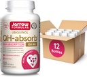 Jarow Formulas QH-Absorb, 100 mg, Ubiquinol Συμπλήρωμα διατροφής για την υγιή καρδιοαγγειακή λειτουργία, 120 Softgels, 120 Day Supply, 12 συσκευασίες