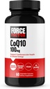 FORCE FACTOR CoQ10 100 mg, Coenzyme Q10 Kalp Sağlığı Tamamlanmış Absorpsiyon, Premium Grade Coq 10, Vegan, Süt Free, Gluten Free ve Non-GMO, 60 Sebze Kapsülleri