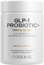 Κωδικός GLP-1 Probiotic+ - Ζωντανά Προβιοτικά Akkermansia, Clostridium, Bifidobacterium, Chicory Inulin Probiotic, Prebiotics & Postbiotics Συμπλήρωμα - 500 Million AFU, 3-Month Supply - 90 Κάψουλες