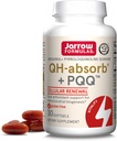 Jarrow Formulas QH-absorb + PQQ - 30 Softgels - Συμπλήρωμα διατροφής Υποστηρίζει Μιτοχονδριακή Βιογένεση, Παραγωγή Ενέργειας & Καρδιαγγειακή Υγεία - Έως 30 Υπηρεσίες