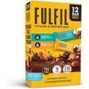 FULFIL Protein Snack Bars, 6 Σοκολάτα Φυστίκι και Caramel & 6 Σοκολάτα Αλατισμένο Caramel, 15g Πρωτεΐνη, Παντελόνι Staples, 12 Count