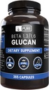 PURE ORIGINAL INGREDIENTS Beta Glucan 1,3/1,6, (365 Capsules) Magnezyum Or Rice Fillers, Always Pure, Lab TY
