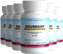 Ocusharp Vision Health Formula with Zeaxanthin, Lutein, Bilberry Extract, Eyebright & More - Συμπλήρωμα βιταμίνης ματιών, 60 κάψουλες (6)
