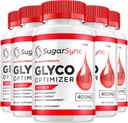 (5 Pack) SugarSync Glycogen – Sugar Sync Capsule Cleaner, Sugar Sync Pills, Advanced Formula for Overall Wellness, SugarSync Reviews, 300 Capsules