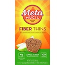 Metamucil MultiGrain Fiber Wafers Apple Crisp - 12 ct, Συσκευασία των 2