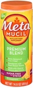 Metamucil Premium Blend Psyllium Fiber σε σκόνη Ζάχαρη χωρίς Stevia Orange - 14,6 oz