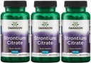 Swanson Strontium Citrate 340 mg 60 Caps (3 Συσκευασία)