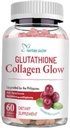 Glutathione Collagen Glow Cranberry 60 Organik Gummies