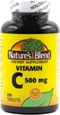 Nature's Blend C 500 mg 250 Tabletleri Doğa'nın Ölçeği