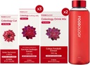 FOODOLOGY RED Burning 1-Month Full Set/Coleology Cut(1ea) & Coleology Drink Mix(2ea) & Coleology Κοπή Jelly(3ea) $ Μπουκάλι νερού(1ea)...
