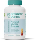 SmartyPants Prenatal Vitamins for Women, Multivitamin Gummies: Omega 3 Fish Oil (EPA/DHA), Biotin, Mefolate, Vitamin D3, C, Vitamin B12, B6, A, K & çinko, Inositol, 80 (20 Day Supply)