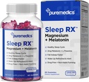 Sleep Gummy, Calm + Sleep Support, 2 mg Melatonin, L-Theanine, Chamomile, Lemon Balm, Passion Flower, Gentle Sleep Aid, Strawberry 60 Kont