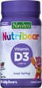 "NutriBear" Vitamin D3 1,000 IU Great Tasting, 60 Jelly Bears