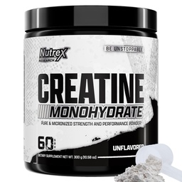 Nutrex έρευνα Creatine Monohydrate Powder 60 σερβιρίσματα 