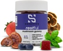 Sensitiva Restful Mushroom Gummies P.M. Formula - Reishi & Turkey Tail Mushroom Supplement Gummies, Mushroom Gummies for Sleep, Relaxation & Stress Relief (Mixed Berry P.M. Formula)