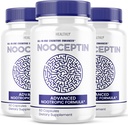 (3 Pack) Nooceptin Beyin Tamamı - Resmi Formula - Çocuklar ve Yetişkinler için Gelişmiş Formula Nootropic Supplement - Ekstra Güçlü Hafıza, Bilişsel Destek Beyin Toz (180 Capsules)