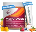 Lubracil Menopause Gummies & Topical Vulva Cream Sche - Hot Flashes, Vaginal Kuruness, Itching, Mood Swings & Night Sweats with Black Cohosh, Ashwagandha, Omega-7 & Vitamin E
