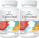 Liposomal Glutathione Softgels, Geliştirilmiş Abhidrasyon - Liposomal Teslimat, Active Form L-Glutathione, Cellular, Immune Function & Liver Detox, Rich in Antioxy Formula, Gluten Free, 120 Softgels