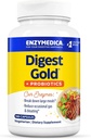 Enzymedica Digest Gold + Probiyotiks, 2in-1 Formula for Gut Health, Digestive Enzymes & Active Probiyotik Cultures, 180 Count Count