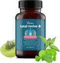 UpWellness Total Revive+ Digestive Enzymes - Ευρεία Ένζυμα Spectrum για Digestive Health - Υποστηρίζει την Υγεία και την Απορρόφηση θρεπτικών συστατικών - Γιατρός Formulated - 90 Κάψουλες