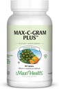 Maxi Health Vitamin C 1050 mg – Buffered C Kompleksi ile Kalsiyum Ascorbate & Bioflavonoyakları – Immune Support Supplement, Non-Acidic, Stomach, Gradual release - 90 Tabletler