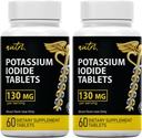 Nature's Fusions P properties Iodide Tabletleri (Pack of 2) 130 mg - 120 Tabletler 10/2032 - YODO Naciente - KI Pills - Yoduro de Potasio