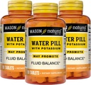 Mason Natural Water Pill with P properties anduba - Supports Akışkanlar Dengesi, Relieve Bloating and Swelling, Natural Diuretic Supplement, 90 Tabletler (Pazar 3)
