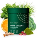 Eimele | Shine Greens | Plant-Based Superfood Greens Toz for Gut Health | Supports Energy, Digestion & Immunity | Packed with Antioksis, Essential Nutrients & Probiyotiks | 42 Hizmet