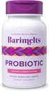 Barimelts Probiotic, 5 Δισεκατομμύρια CFU - 60 Ταμπλέτες ταχείας διάλυσης (2-μηνιαία προμήθεια) - Προβιοτικά χωρίς ζάχαρη για τις γυναίκες, Υγεία ούρων υποστήριξης μετά από βαριατρική χειρουργική επέμβαση, φυσικό κεράσι άρωμα