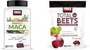 Power Factor Maca & Beet Soft Chews Sche ile 60 Maca Chews ve 60 Arıt Chews for Energy, Stamina ve Heart Health